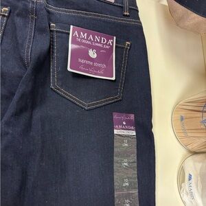 Amanda Supreme Stretch Men's Jeans - Dark Blue